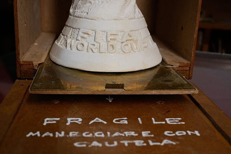 A plaster model of the original in Pioltello, Italy