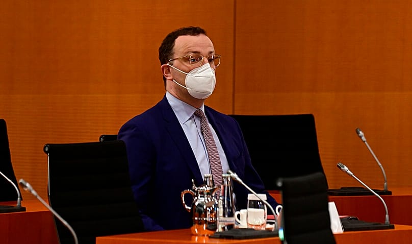 Jens Spahn as health minister in 2021