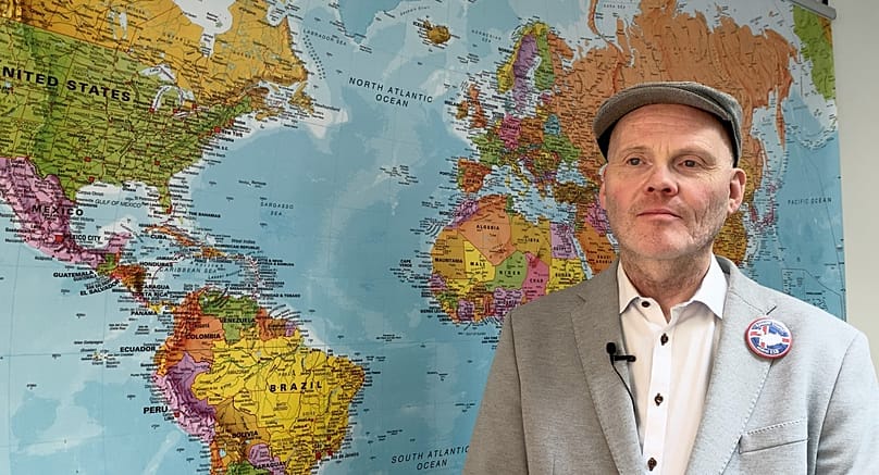 Haraldur Ólafsson is the Chairman of the Eurosceptic platform “Heimssýn”