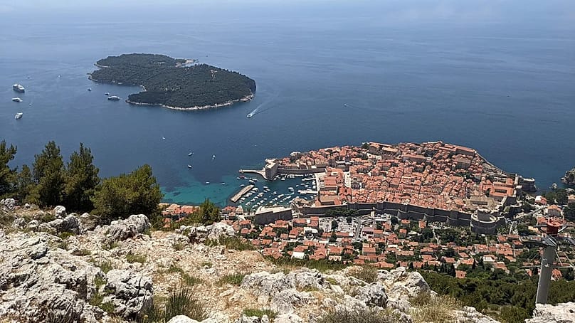 Views of the Old Town from Mount Srđ