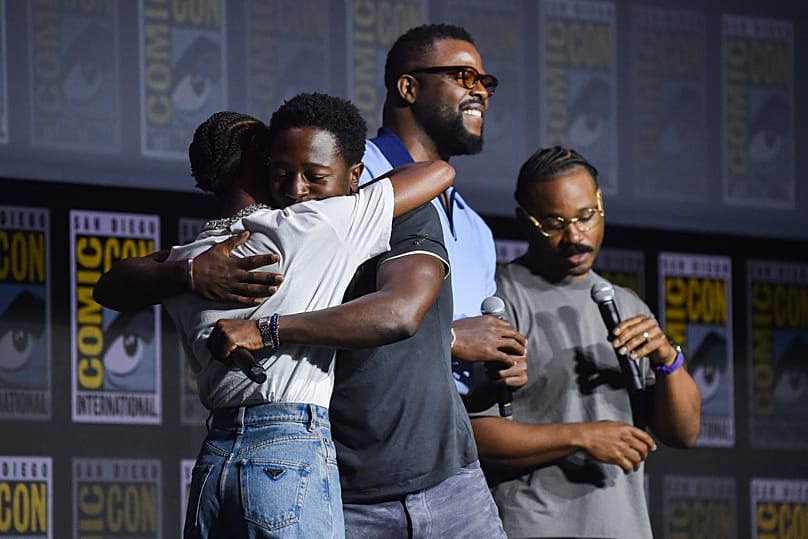 Hugs for aunty Shuri (Letitia Wright)