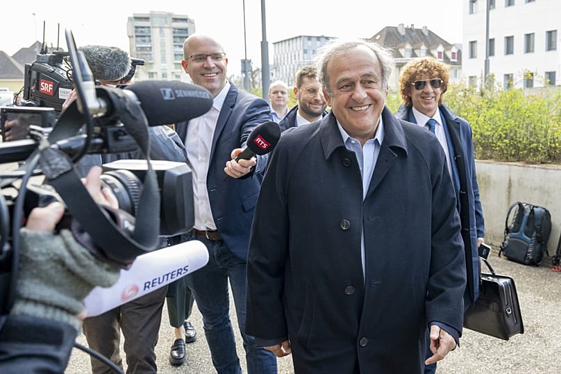 FILE: Former UEFA President Michel Platini - March 2025