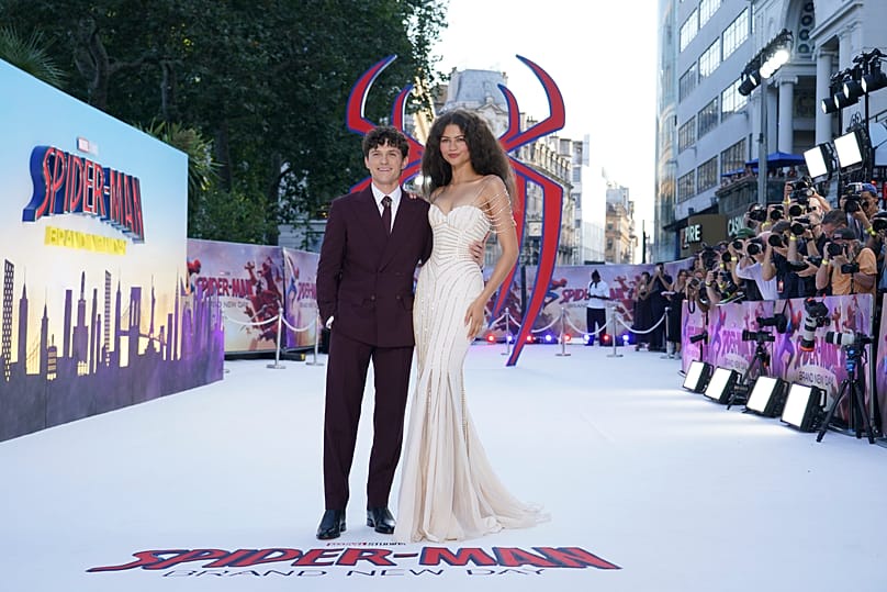 Tom Holland and Zendaya at the 'Spider-Man: Brand New Day' premiere in London - Wednesday 29 July 2026