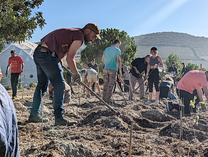A workshop at  Serranias Vivas in Andalucía.