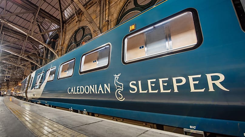 A Caledonian Sleeper train