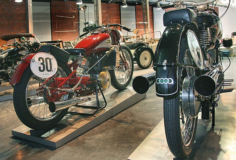 DKW racing motorcycles from 1939 and 1931, archive