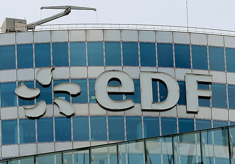 The EDF tower of French state-owned power giant Electricite de France west of Paris, 5 February, 2013