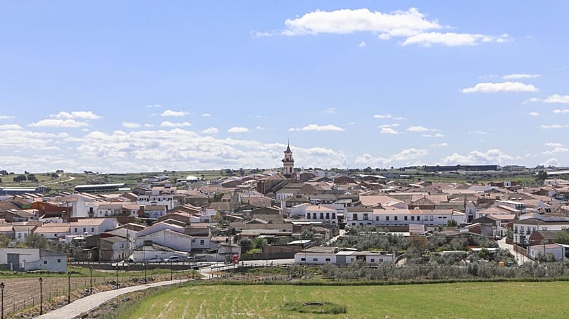 Panoramic view of the Córdoba municipality of Dos Torres.