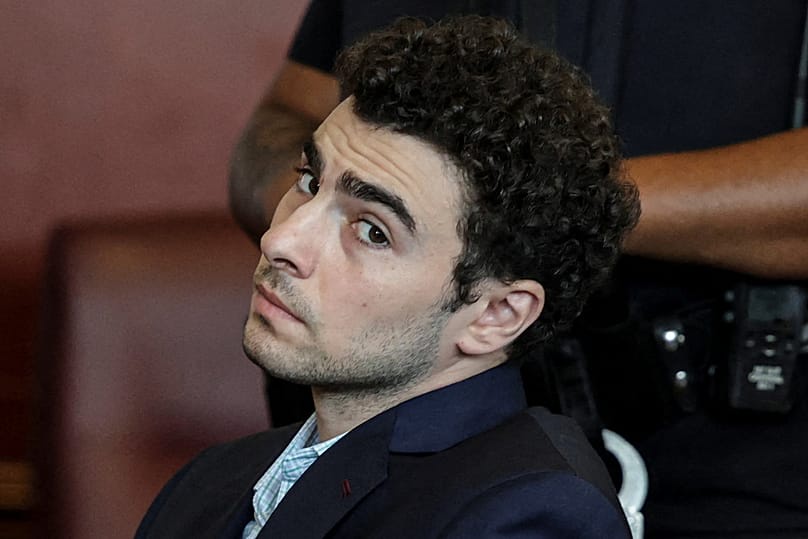 FILE - Luigi Mangione appears at a hearing in Manhattan Criminal Court in New York, Monday, May 18, 2026
