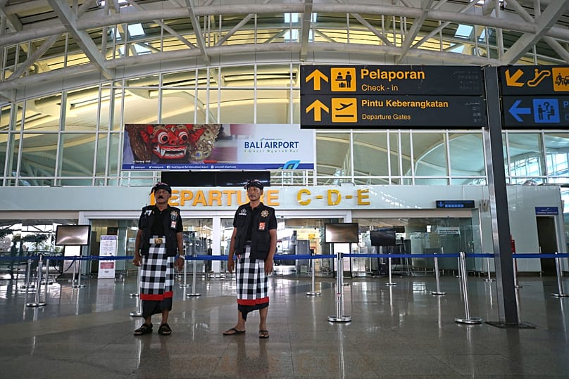 Balinese traditional guards called 