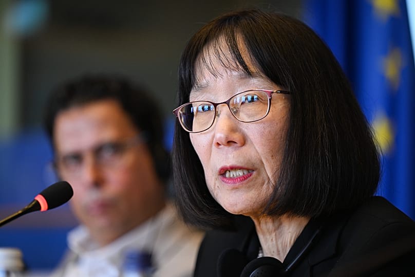 Judge Tomoko Akane at the International Criminal Court in The Hague, 19 March, 2025