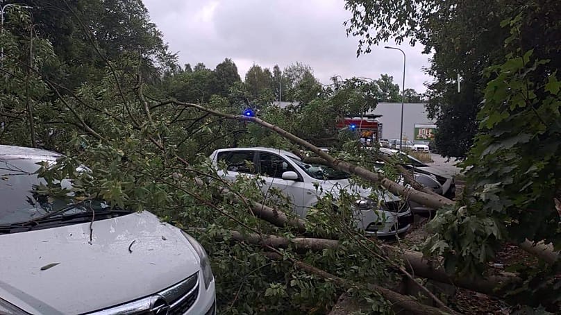 Overnight storms have hit residents in many regions of Poland hard