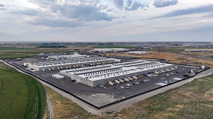 Amazon Web Services data centre in Boardman, Oregon (AP Photo/Jenny Kane, File)