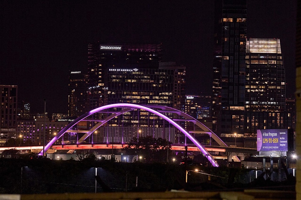 The Nashville Metropolitan Courthouse is lit in pink to honor Dolly Parton, Tuesday, 25 August 2026, in Nashville, Tenn. 