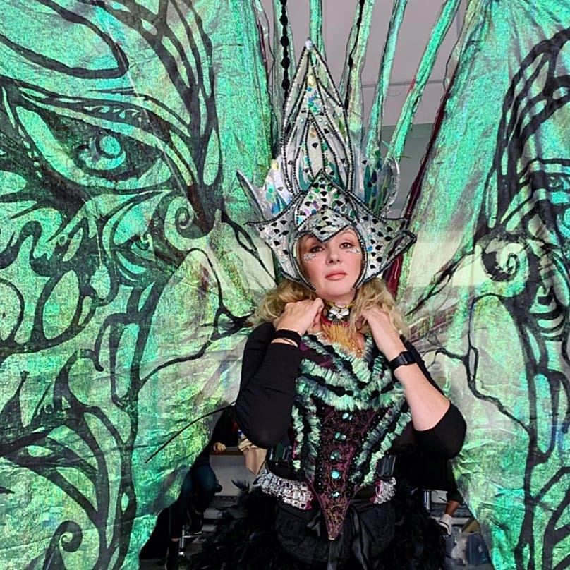 Award winning artist and Carnival costumier Helen Davenport