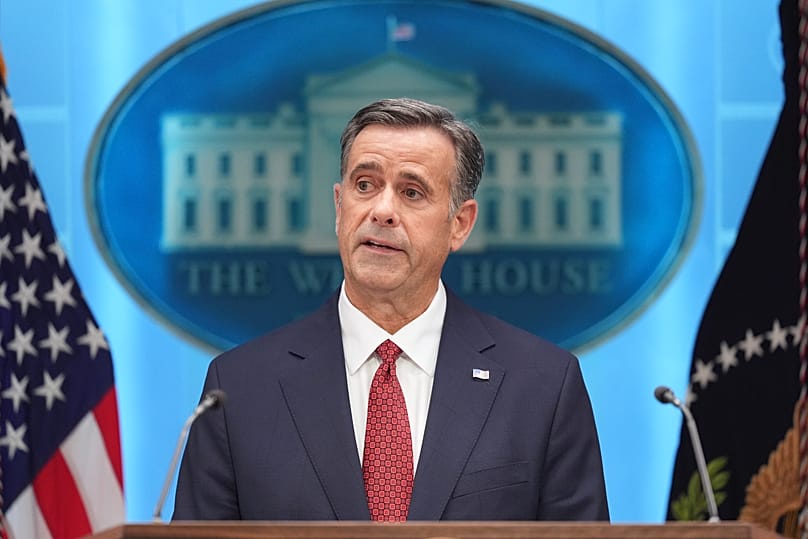 CIA Director John Ratcliffe speaks with reporters during a news conference at the White House, 6 April, 2026