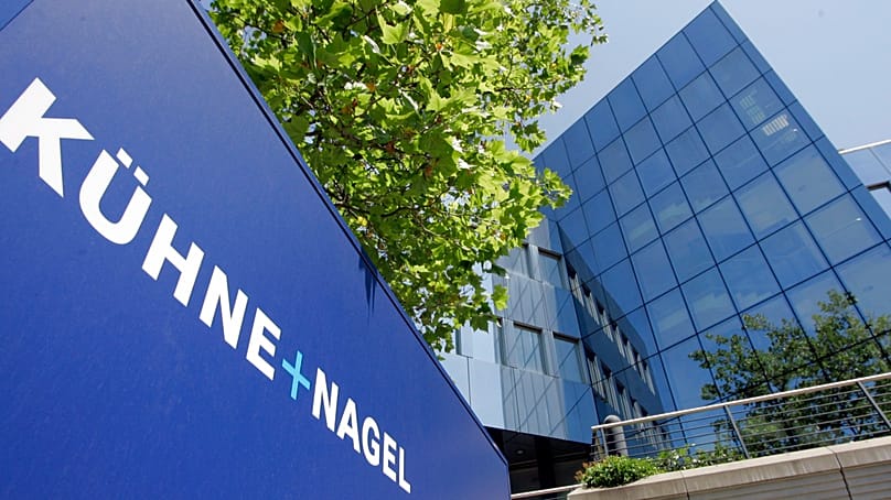 FILE - This July 24, 2006 file photo shows the headquater of worlds largest sea-freight forwarder, Swiss company Kuehne + Nagel, in Schindellegi, Switzerland. 