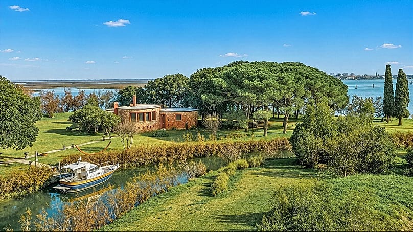 The island comes with two boat moorings