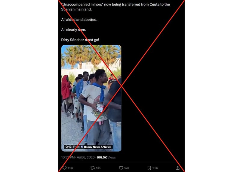 One of the posts making the claim about the video