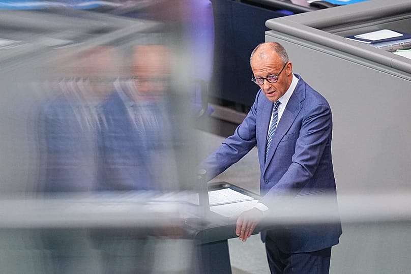 German Chancellor Friedrich Merz speaks during the general debate as part of the budget deliberations in the Bundestag in Berlin, 9 September, 2026