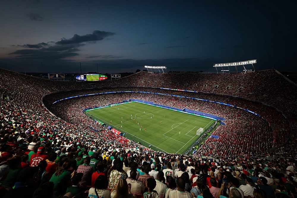 Kansas City Stadium pictured during the World Cup