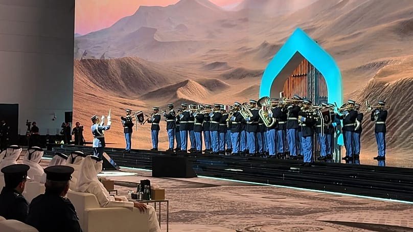 A musical performance opens the Qatar Calendar 2026-2027 launch event in Doha