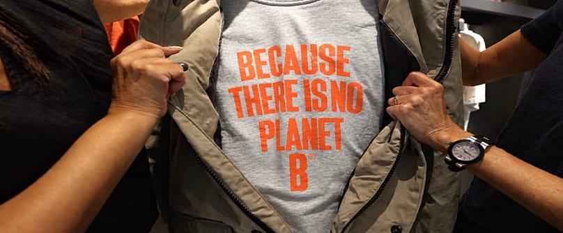 Ecoalf’s slogan, “There is no Planet B,” is featured throughout its collections.