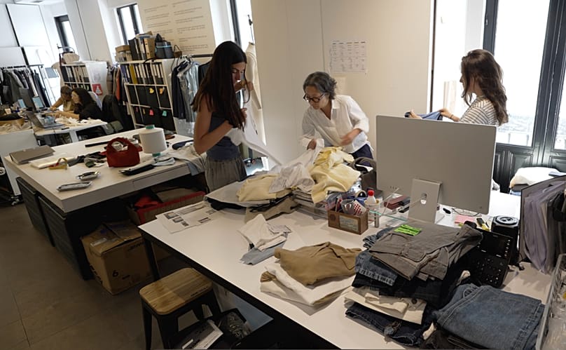 Julie Sohn, Ecoalf’s Creative Director at Madrid’s headquarters.
