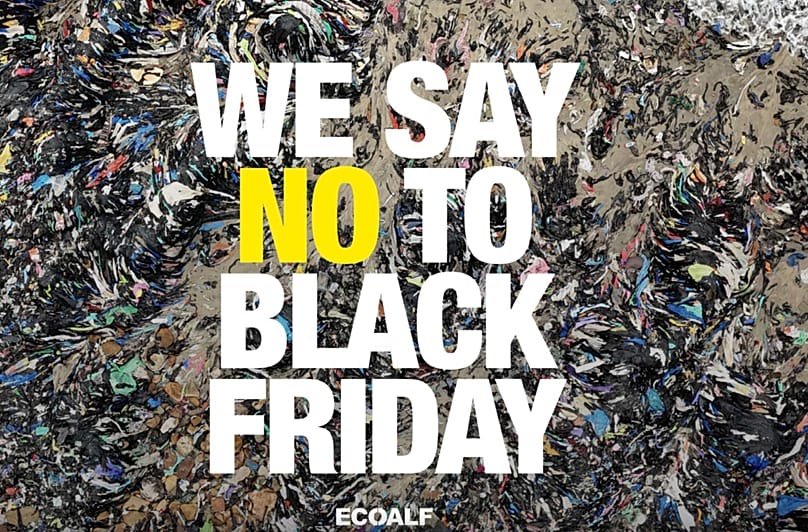 Ecoalf anti Black Friday campaign.