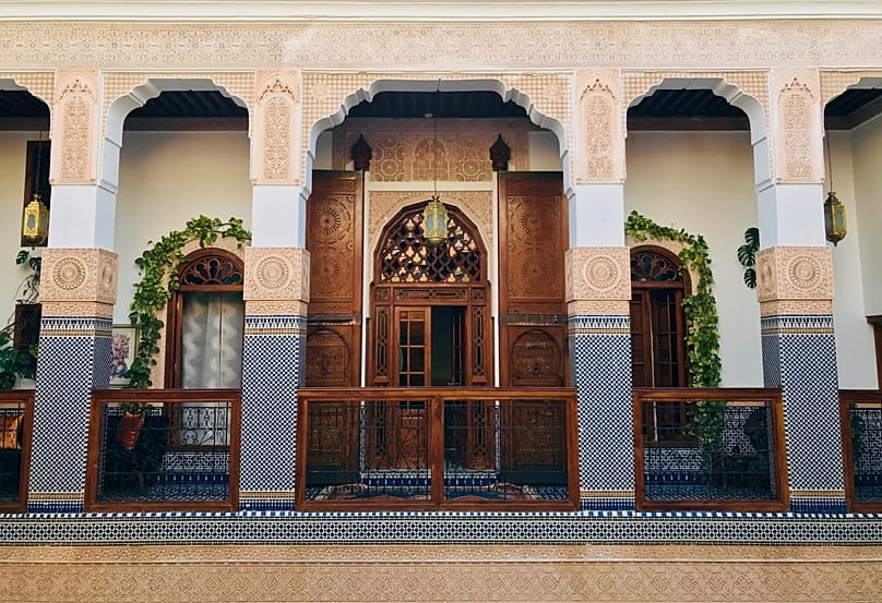 A riad in Fez, Morocco
