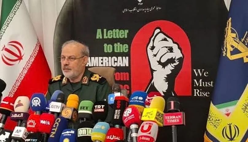 Sardar Mohbi, spokesperson for the Revolutionary Guard