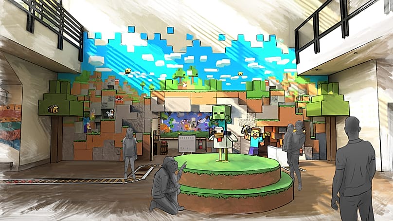 The entire hotel will be designed to feel like you’re stepping into the world of Minecraft
