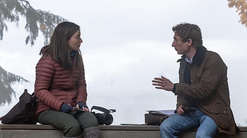 Jeremy Allen White and Mikey Madison in 'The Social Reckoning'. 