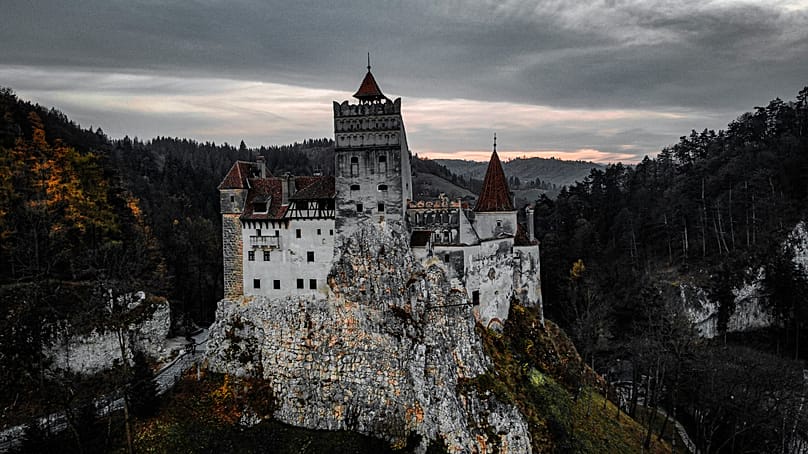 The legendary 'Dracula's Castle' in Transylvania is taken over by fans of all things Halloween on October 31