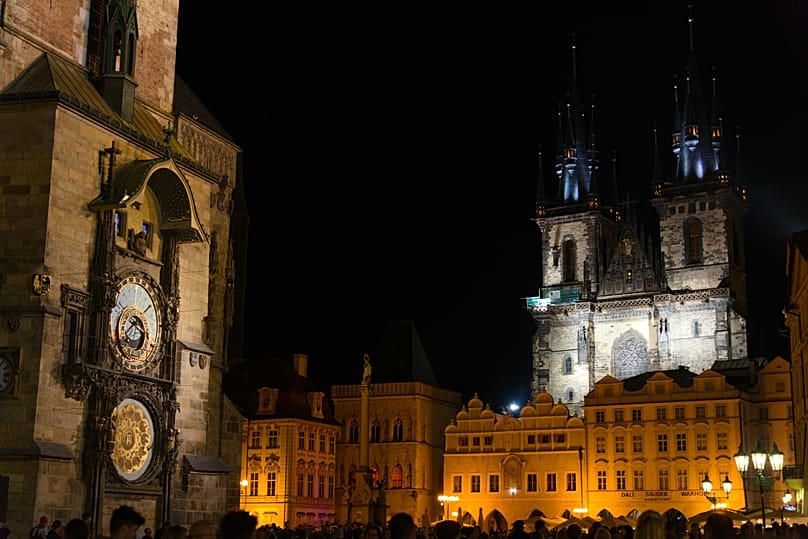 The historical streets of Prague are famously spooky, especially in October