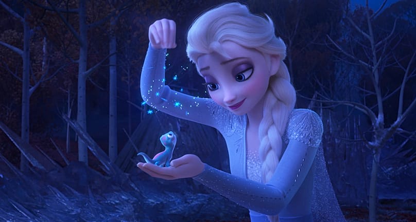 A scene from Frozen