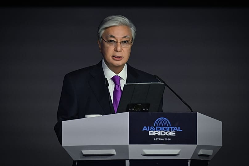 President Tokayev spoke at the AI & Digital Bridge opening.