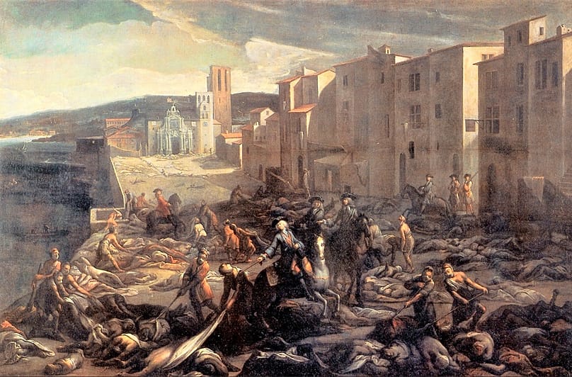 The plague in Marseille