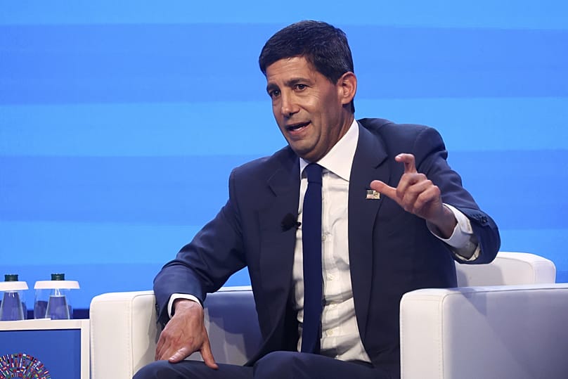 US Federal Reserve Chairman Kevin Warsh speaks during the annual meetings of the IMF and the World Bank Group in Bangkok, Thailand, 16 Oct. 2026
