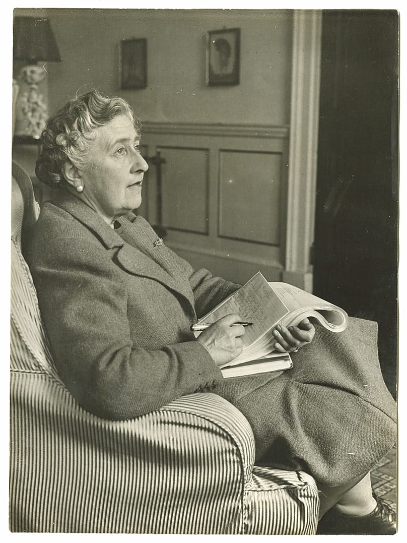 Portrait of Agatha Christie, 1950. 