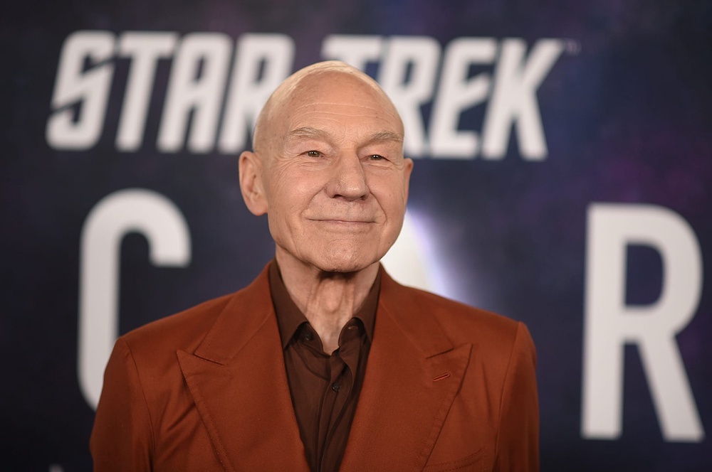 Patrick Stewart arrives at the premiere of the third and final season of 
