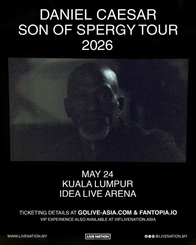 Daniel Caesar concert in KL