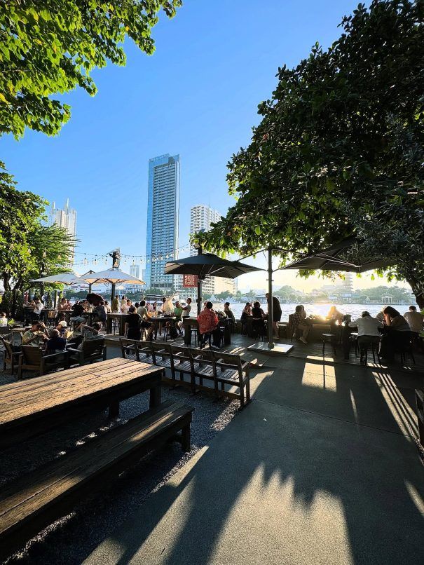 riverside cafes