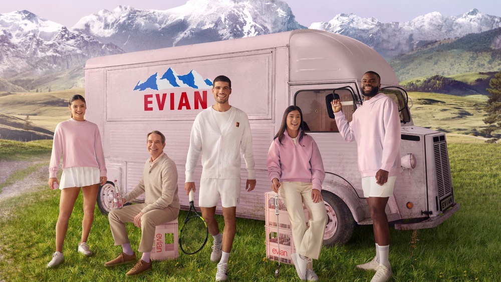 evian water