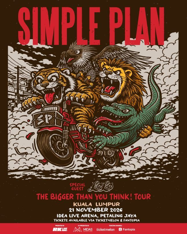 Image from: Simple Plan concert in Malaysia 2026: Venue, ticket prices, and everything else