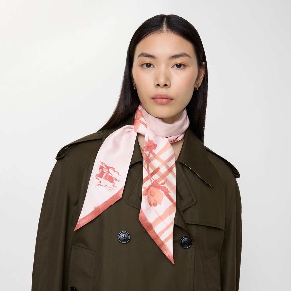 mothers day 2026 gifts guide burberry watercolour silk scarf