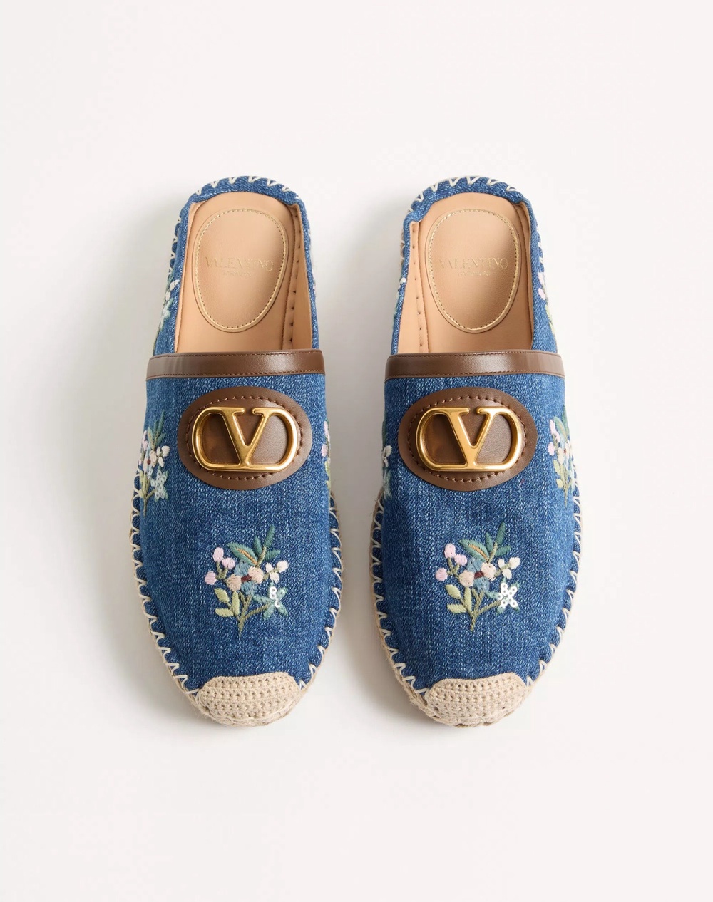 mothers day 2026 gifts guide valentino denim mules floral embroidery