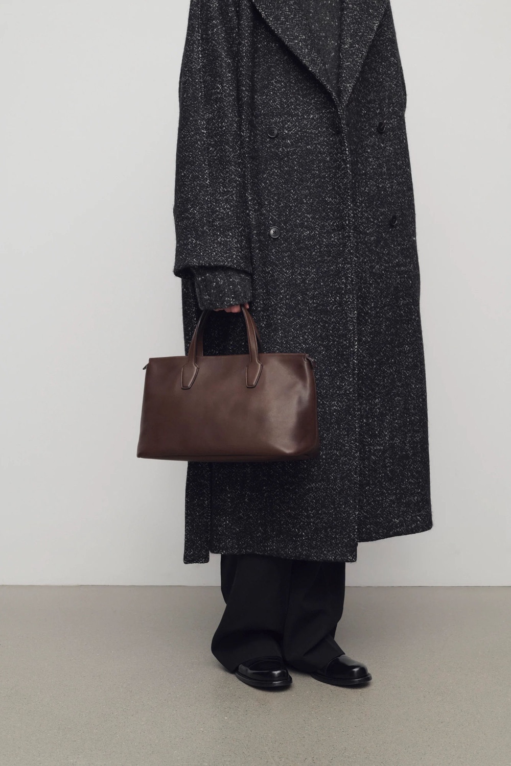 the row marcel bag brown saddle leather 2026