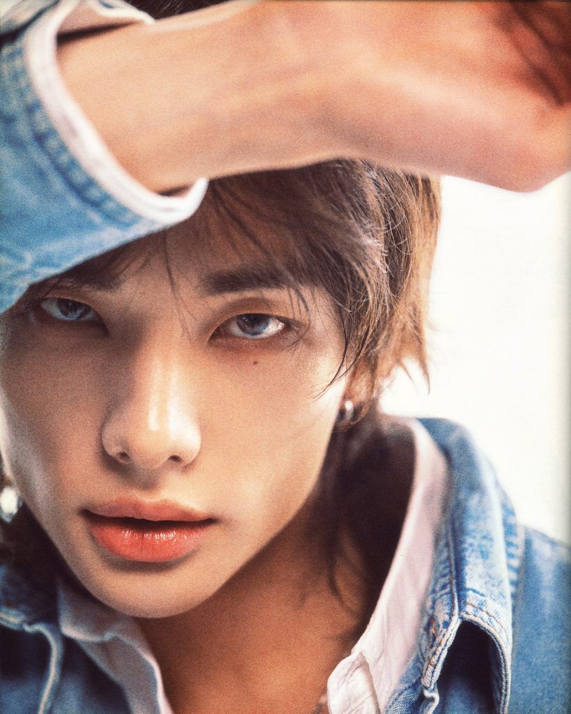 Image from: Hyunjin makes debut as GUESS Global Ambassador in SS26 campaign