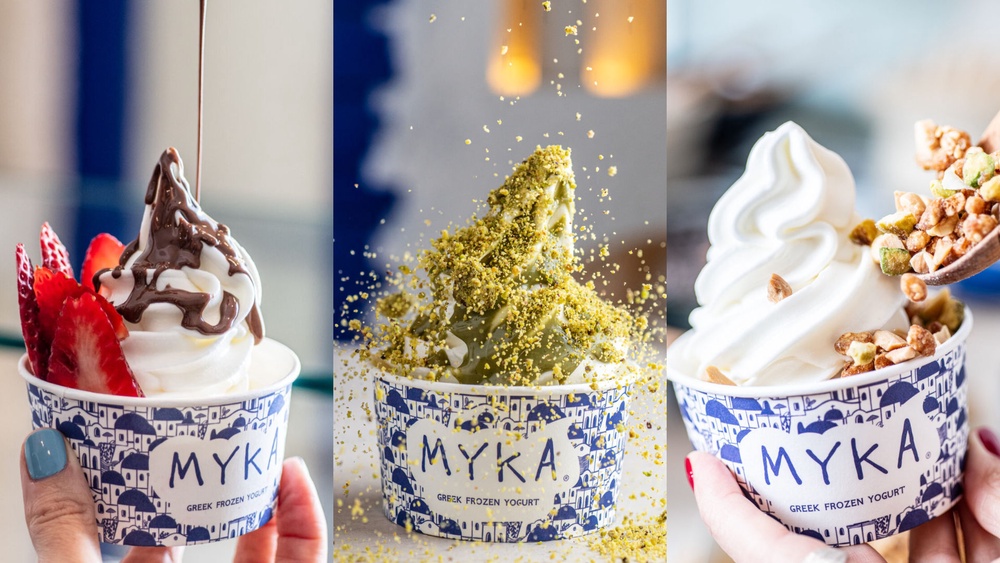 MYKA Greek Hong Kong Frozen Yogurt Dessert
